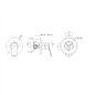 Mitigeur de douche encastré en laiton chromé Ø116 mm - Lago | Piralla Mitigeur de douche encastré en laiton chromé Ø116 mm - Lago | Piralla