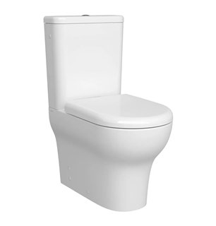 WC monobloc avec réservoir de chasse et couvercle softclose - Zentrum | VitrA