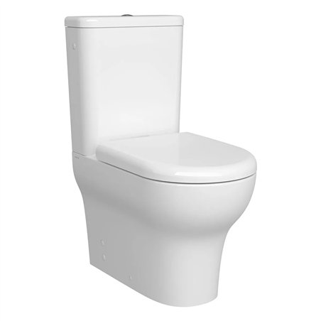 WC monobloc avec réservoir de chasse et couvercle softclose - Zentrum | VitrA