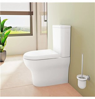 WC monobloc avec réservoir de chasse et couvercle softclose - Zentrum | VitrA
