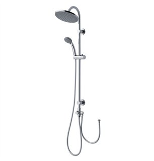 Kit colonne de douche chromée avec inverseur Ø22 mm - CL2118 | Sphera