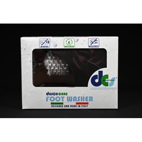 Lave-pieds de douche - Plastique recyclé, couleur noir
