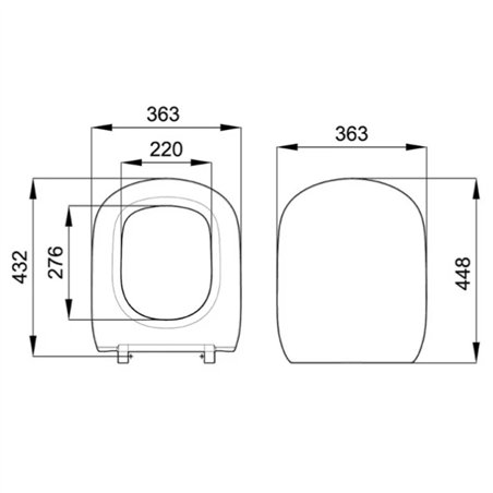 Abattant WC Softclose blanc compatible Gemma 2 - Ceramica Dolomite