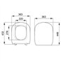 Abattant WC Softclose blanc compatible Gemma 2 - Ceramica Dolomite Abattant WC Softclose blanc compatible Gemma 2 - Ceramica Dolomite