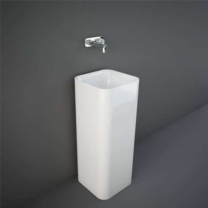 Lavabo carré 36xH90 cm blanc - Petit | RAK Ceramics Lavabo carré 36xH90 cm blanc - Petit | RAK Ceramics