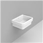 60x45 cm lavabo en céramique blanche avec trop-plein - Virginia | Dolomite 60x45 cm lavabo en céramique blanche avec trop-plein - Virginia | Dolomite