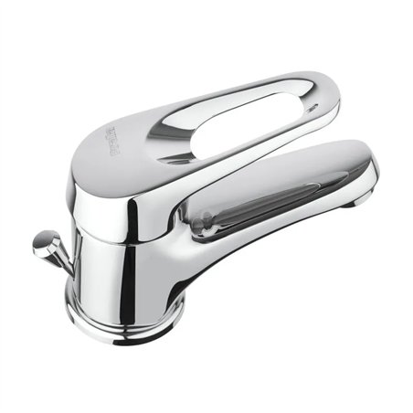 Mélangeur lavabo avec vidage laiton chromé - Série Naomi | Piralla