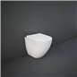 WC en céramique blanche 52x38 cm avec double chasse - Série Des | RAK Ceramics WC en céramique blanche 52x38 cm avec double chasse - Série Des | RAK Ceramics