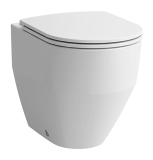WC suspendu en céramique blanche 53x36 cm sans rebord - Pro Series | Laufen