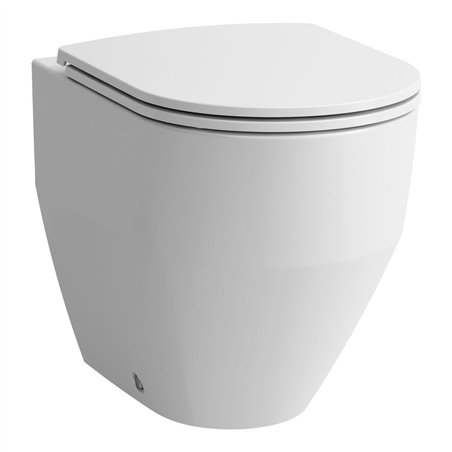 WC suspendu en céramique blanche 53x36 cm sans rebord - Pro Series | Laufen