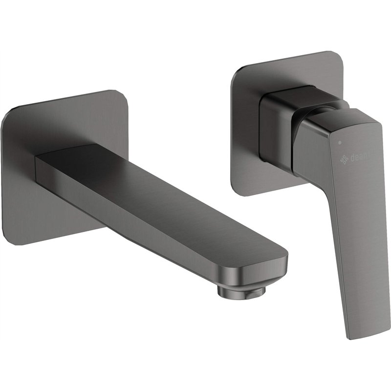 Mitigeur monocommande encastré de lavabo finition titane - Vetox Mitigeur monocommande encastré de lavabo finition titane - Vetox
