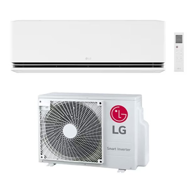 Kit de climatisation LG Dualcool Deluxe 9k WiFi Unité intérieure + extérieure classe A++. Kit de climatisation LG Dualcool Deluxe 9k WiFi Unité intérieure + extérieure classe A++.