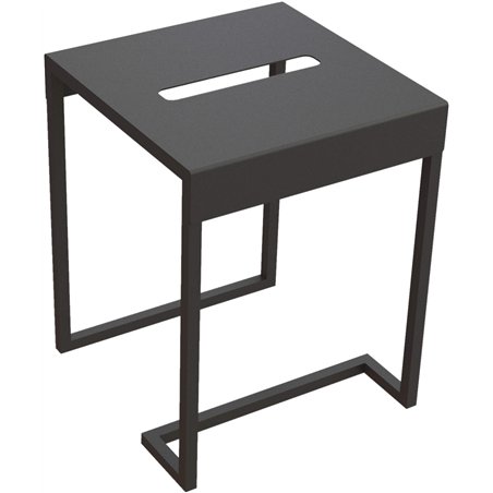 Maddy Stool - table de bain, noir