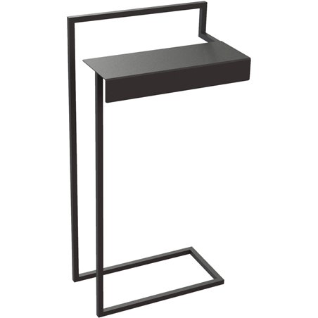 Maddy Floor Hanger, avec étagère, noir