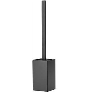 Brosse de toilette Maddy, autoportante, noire