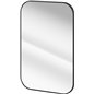 Miroir mural avec cadre rectangulaire en finition noire - Maddy Miroir mural avec cadre rectangulaire en finition noire - Maddy