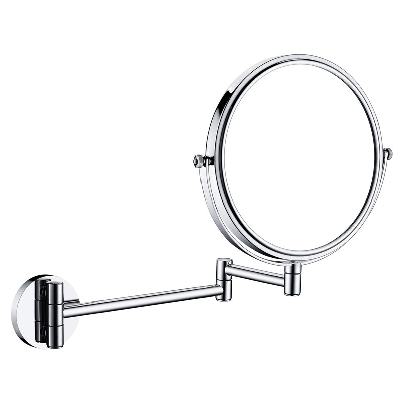 Miroir cosmétique double face avec bras d'extension en acier chromé - Endor Miroir cosmétique double face avec bras d'extension en acier chromé - Endor