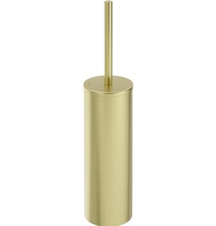 Brosse de toilette Endor, autoportante, or brossé