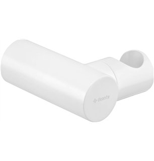 Endor Support mural, pour douchette, laiton, blanc