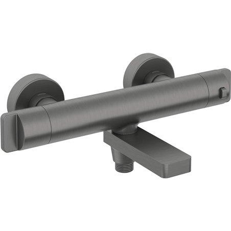 Mitigeur de baignoire Harty, thermostatique, titane