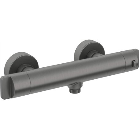 Mélangeur de douche Harty, thermostatique, titane