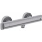 Mitigeur de douche thermostatique mural finition acier brossé - Harty Mitigeur de douche thermostatique mural finition acier brossé - Harty