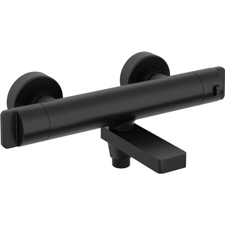 Mitigeur de baignoire Harty, thermostatique, noir