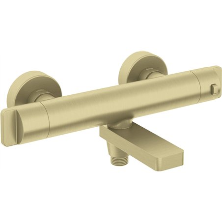 Mitigeur de baignoire Harty, thermostatique, or brossé