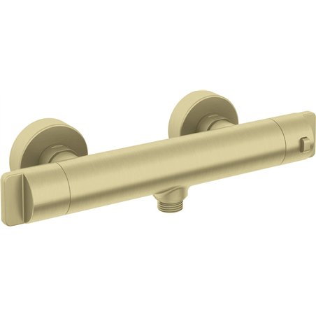 Mélangeur de douche Harty, thermostatique, or brossé