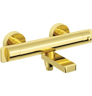 Mitigeur de baignoire Harty, thermostatique, or