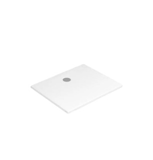 Receveur de douche en céramique 90x90xH4 cm avec écoulement côté mur - Squash | Ceramica Dolomite