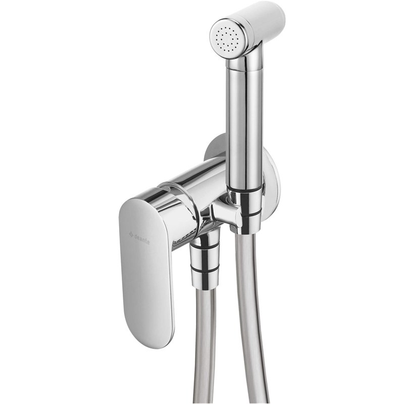 Mitigeur bidet encastré avec douchette en finition chromée - Montain Mitigeur bidet encastré avec douchette en finition chromée - Montain