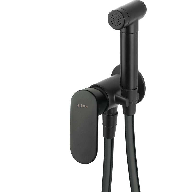Mitigeur bidet encastré avec douchette finition noire - Montain Mitigeur bidet encastré avec douchette finition noire - Montain