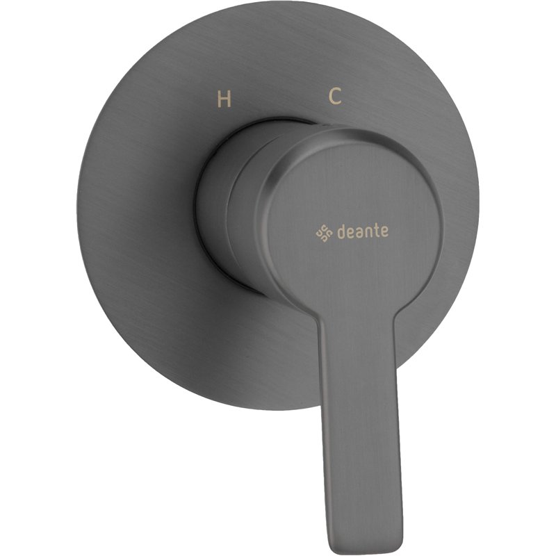 Mitigeur de douche encastré sans interrupteur finition laiton titane - Stapol Mitigeur de douche encastré sans interrupteur finition laiton titane - Stapol