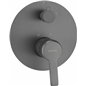 Mitigeur de douche encastré avec interrupteur finition laiton titane - Stapol Mitigeur de douche encastré avec interrupteur finition laiton titane - Stapol