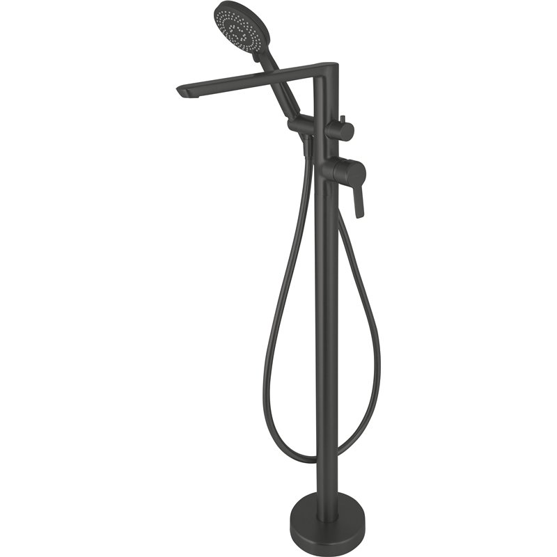 Mélangeur bain-douche sur pied finition noire - Stapol Mélangeur bain-douche sur pied finition noire - Stapol