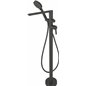 Mélangeur bain-douche sur pied finition noire - Stapol Mélangeur bain-douche sur pied finition noire - Stapol
