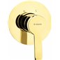 Mitigeur de douche encastré sans inverseur finition or - Stapol Mitigeur de douche encastré sans inverseur finition or - Stapol