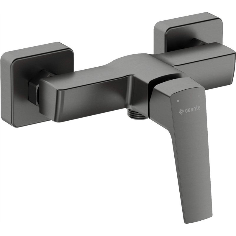 Mitigeur de douche mural en laiton avec finition titane - Vetox Mitigeur de douche mural en laiton avec finition titane - Vetox
