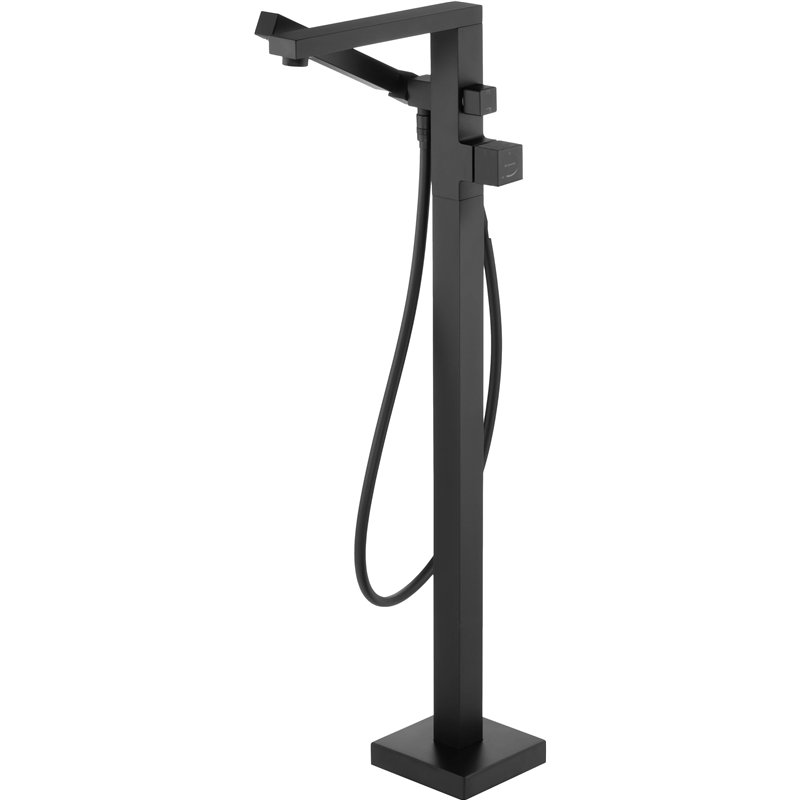 Mélangeur bain-douche sur pied finition noire - Vetox Mélangeur bain-douche sur pied finition noire - Vetox