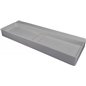 Vasque à poser en granit avec couvercle gris métallisé 100x40 cm - Vetox Vasque à poser en granit avec couvercle gris métallisé 100x40 cm - Vetox