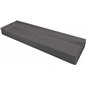 Vasque à poser en granit avec couvercle finition anthracite métallique 120x40 cm - Vetox Vasque à poser en granit avec couvercle finition anthracite métallique 120x40 cm - Vetox