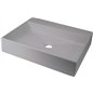 Vasque à poser en granit avec base pour robinet 50x40 cm gris métallisé - Sofyro Vasque à poser en granit avec base pour robinet 50x40 cm gris métallisé - Sofyro