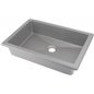 50x35 cm lavabo encastré en granit gris métallisé - Sofyro 50x35 cm lavabo encastré en granit gris métallisé - Sofyro
