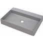 Vasque à poser en granit avec robinetterie gris métallisé 40x60 cm - Sofyro Vasque à poser en granit avec robinetterie gris métallisé 40x60 cm - Sofyro