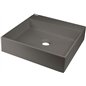 Vasque à poser en granit avec robinetterie anthracite métallique 40x40 cm - Sofyro Vasque à poser en granit avec robinetterie anthracite métallique 40x40 cm - Sofyro