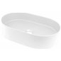 Lavabo ovale en granit finition albâtre 35x55 cm - Delia Lavabo ovale en granit finition albâtre 35x55 cm - Delia