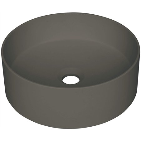 Delia Lavabo en granit, plan de travail, anthracite métallique