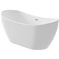 Baignoire autoportante en acrylique ovale 170x72 cm blanc - Stapol Baignoire autoportante en acrylique ovale 170x72 cm blanc - Stapol