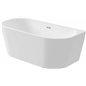 Baignoire acrylique murale ou autoportante partie ronde 150x75 cm blanc - Giasyn Baignoire acrylique murale ou autoportante partie ronde 150x75 cm blanc - Giasyn